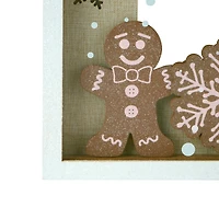 5" x 7" Gingerbread Cookies Light-Up Tabletop Frame by Studio Décor®
