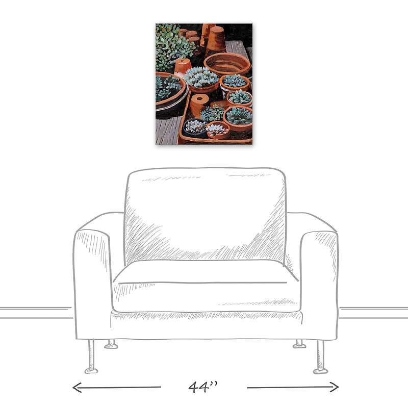 Backyard Plants 16" x 20" Canvas Wall Art