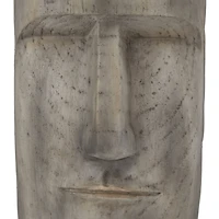 Brown Contemporary Planter, 12" x 14" x 24"