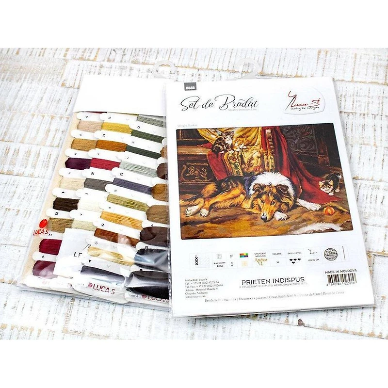 Luca-s A Reluctant Playmate Counted Cross Stitch Kit