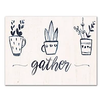 Gather 14" x 11" Canvas Wall Art