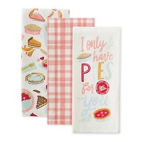 Pies For You Dishtowel (Set of 3)