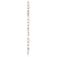 Pink & White Glass Round Beads Mix by Bead Landing™
