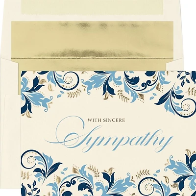 JAM Paper With Sincere Sympathy Cards, 25ct.