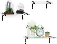 NEX™ White Wall Mounted Floating Shelf Set