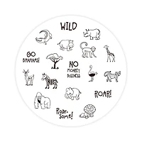 Safari Jar of Wood Stamps by Recollections™