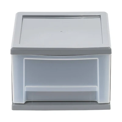 IRIS® 6.5qt. Gray Stackable Storage Drawer