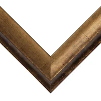 Frame USA Verona Narrow Bronze Single Image Picture Frame with Mat