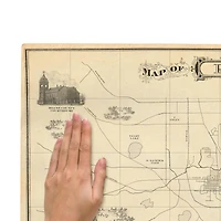 RoomMates Stranger Things Dry Erase Hawkins Map Peel & Stick Giant Wall Decals