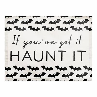 Bat Pattern Polyester Twill Placemat