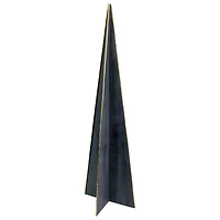 20" Blue & Gold Triangular Christmas Tree Tabletop Décor