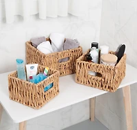 Honey Can Do Square Wicker Natural Nesting Baskets