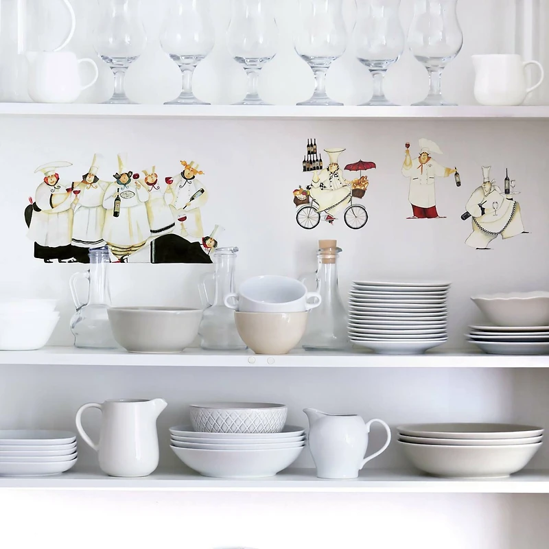 RoomMates Chefs Peel & Stick Wall Decals