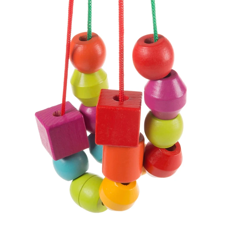 Toy Time Kids Bead & String Lacing Toy Set