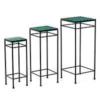 Glitzhome® Square Nesting Planter Stands Set