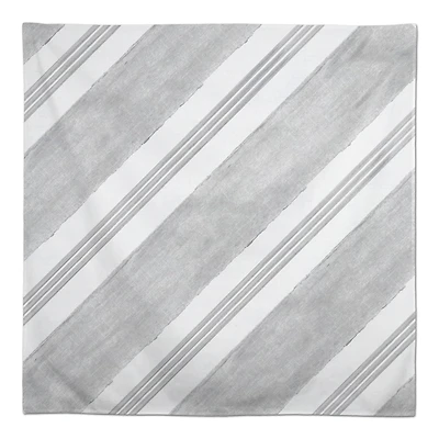 Gray Stripes 58" x 58" Tablecloth