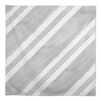 Gray Stripes 58" x 58" Tablecloth
