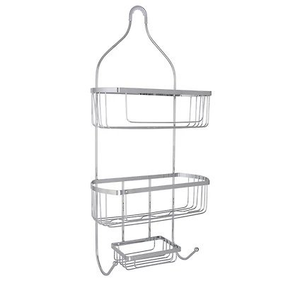Bath Bliss Chrome Prince Shower Caddy