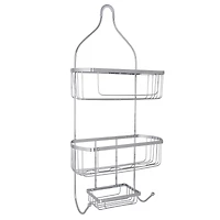 Bath Bliss Chrome Prince Shower Caddy