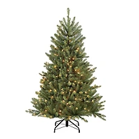 4.5ft. Pre-Lit Fraser Fir Artificial Christmas Tree