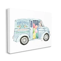 Stupell Industries Patterned Easter Eggs Truck Holiday Bunny Painting Canvas Wall Art