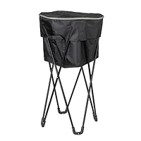 Household Essentials 2.75ft. Black Thermal Standing Cooler with Travel Bag