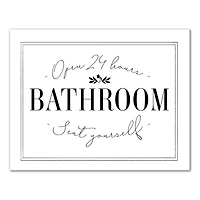 Seat Yourself 14" x 11" Canvas Wall Art