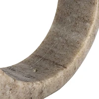 Hello Honey® 6" Beige Modern Marble Circle Incense Holder