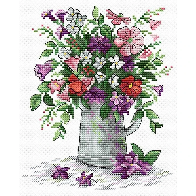MP Studia Flower Lightness Cross Stitch Kit