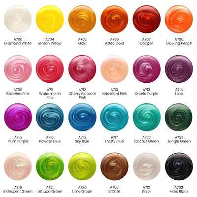 Arteza® Metallic 24 Color Watercolor Half Pan Set