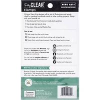 Hero Arts Literary Quotes Clear Stamps