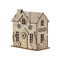 DIY LED Wood Village Candy Cane House by Make Market®