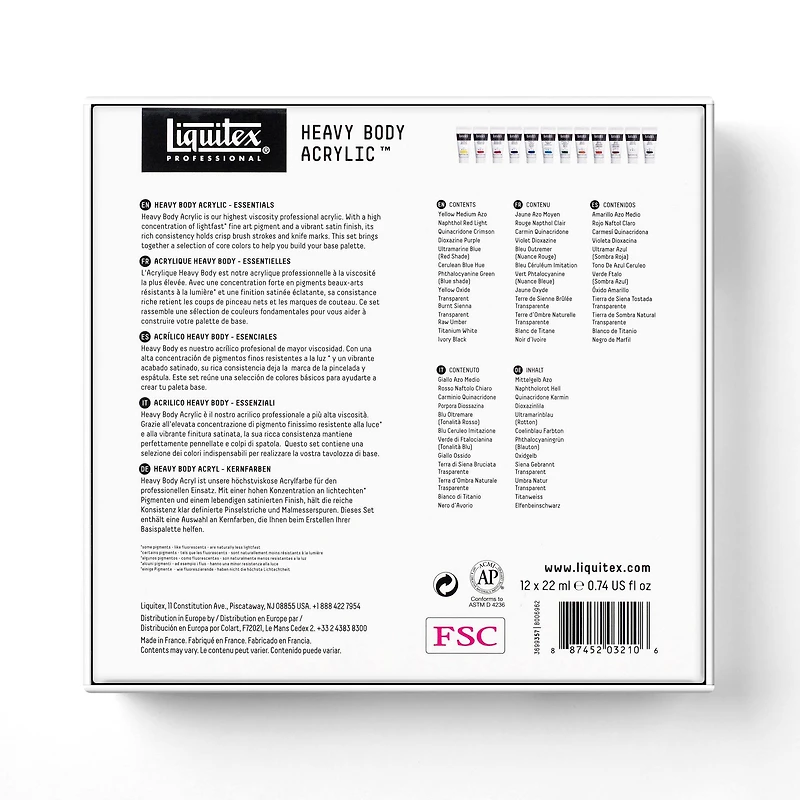 Liquitex® Professional Soft Body Acrylic™ Paint, 12ct.