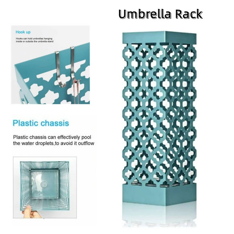 NEX™ Blue Square Umbrella Stand Rack