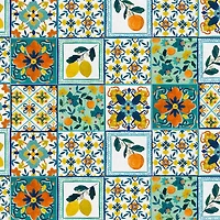 Fabric Editions Orchard Tile Cotton Fabric