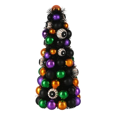 19" Halloween Ornament & Tinsel Tree by Ashland®