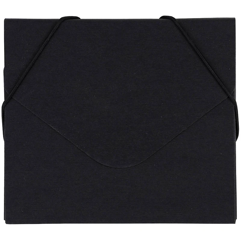 JAM Paper Black Kraft CD Size Portfolio