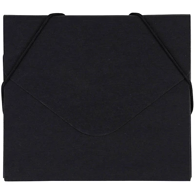 JAM Paper Black Kraft CD Size Portfolio