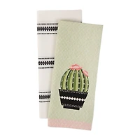 DII® Cactus Embellished Dishtowel Set