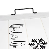 Elegant Designs™ 15.5" Winter Wonderland Serving Tray with Handles