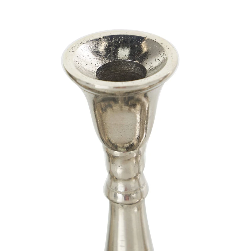 Aluminum 5 Candle Candelabra with Candle Plate