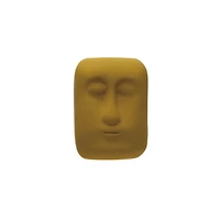 6" Latex Glaze Stoneware Planter with Face