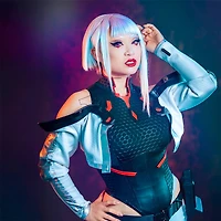 Cosplay by Yaya Han Metallic Silver 4-Way Stretch Fabric