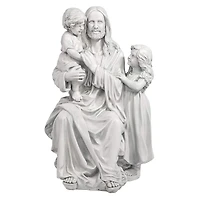 Design Toscano 28" Jesus Loves the Little Children Garden Sculpture