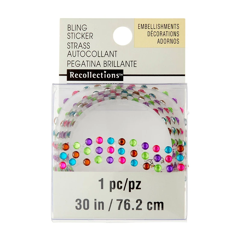 12 Pack: Bling on a Roll™ Rainbow Rhinestones by Recollections™