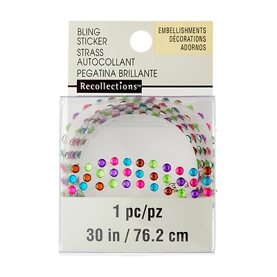 12 Pack: Bling on a Roll™ Rainbow Rhinestones by Recollections™