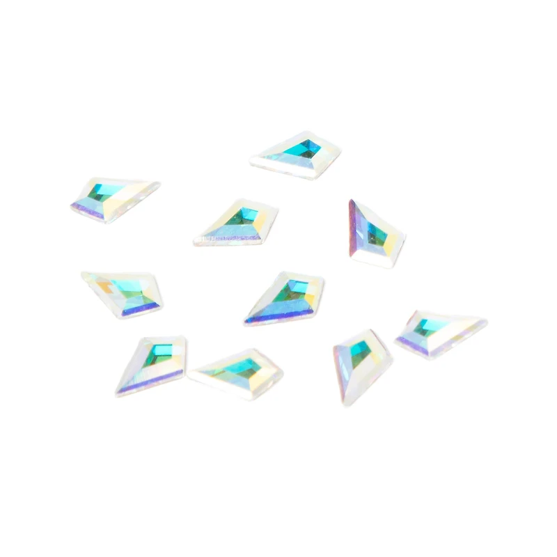 6.4mm Crystal AB Kite Glue-On Austrian Crystals by Bead Landing™, 10ct.