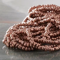 Rose Gold Glass Seed Beads, 6/0  by Bead Landing™