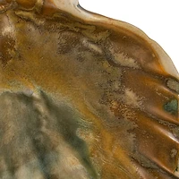 Hello Honey® 6" Sea Shell Dish with Reactive Crackle Glaze, 4ct.