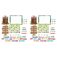 Creative Teaching Press Woodland Friends Calendar Bulletin Board Set, 2 Sets of 134